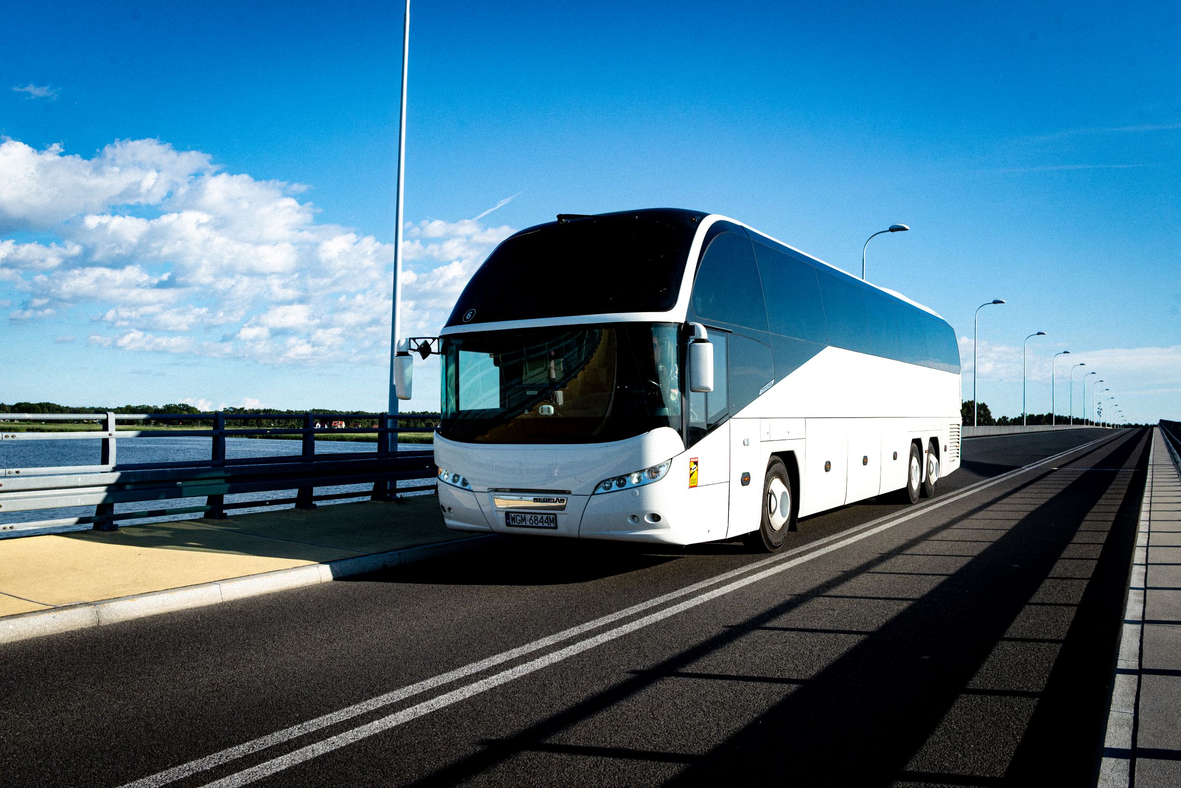 Reisebus von Burchacki in Swinemünde