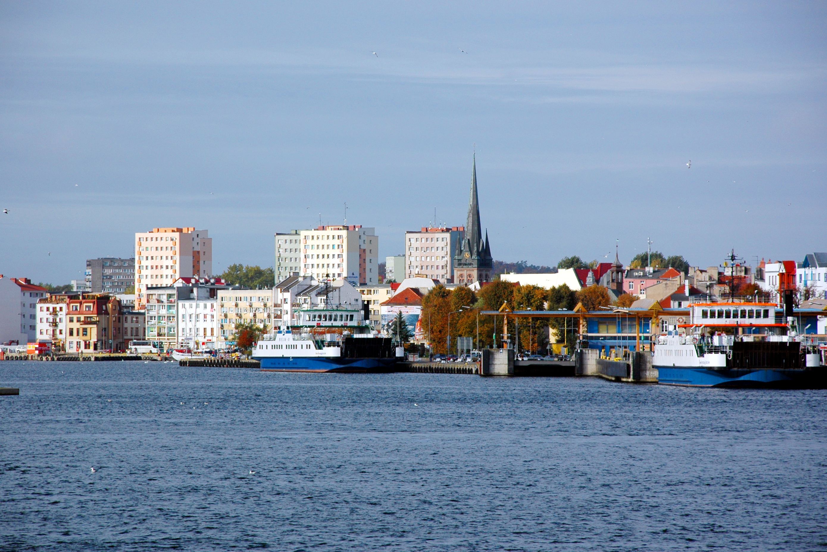 Panorama von Swinemünde