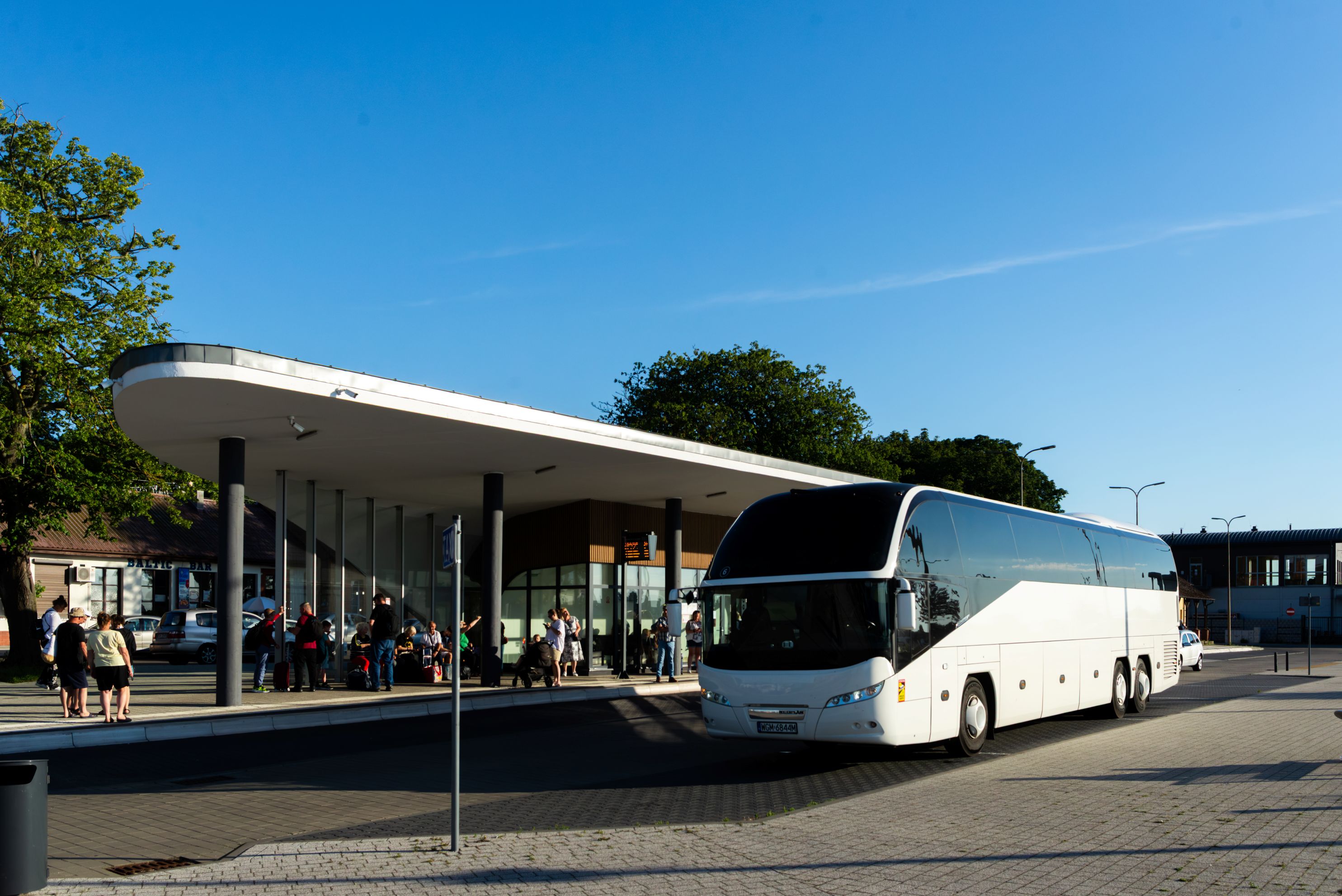 Reisebus von Burchacki in Swinemünde